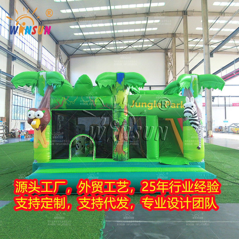 充气蹦床滑梯淘气堡儿童游乐场户外外贸工厂新款批发代发加厚游戏