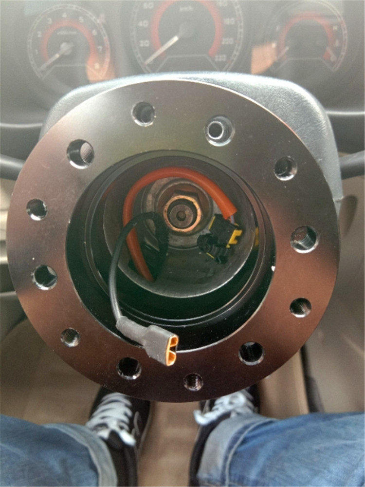 汽车改装方向盘增高赛车增高垫高器片457.5cm不碰转向杆盘加高