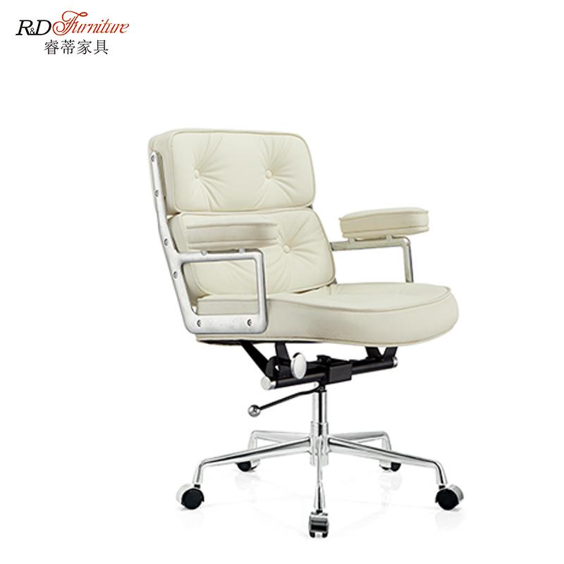 电脑椅家用舒适阿勒夫耶椅书房书桌椅转椅皮质老板椅办公椅椅子