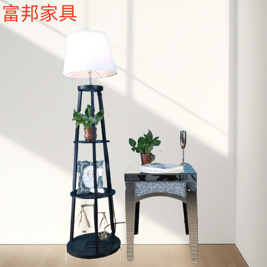 落地灯美式三脚落地灯卧室客厅书房简约现代创意北欧风立式台灯