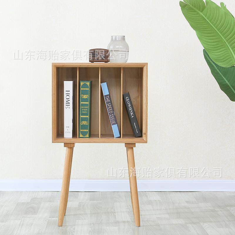 云端书报柜实木杂志架橡木小书柜日式客厅边柜简约床边柜置物架,收纳整理,烫衣板及配件,淘宝优惠券,粉丝福利购,淘宝优惠卷