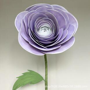 手工防水千层花毛茛洋牡丹婚庆舞台道具橱窗商场美陈布置仿真花