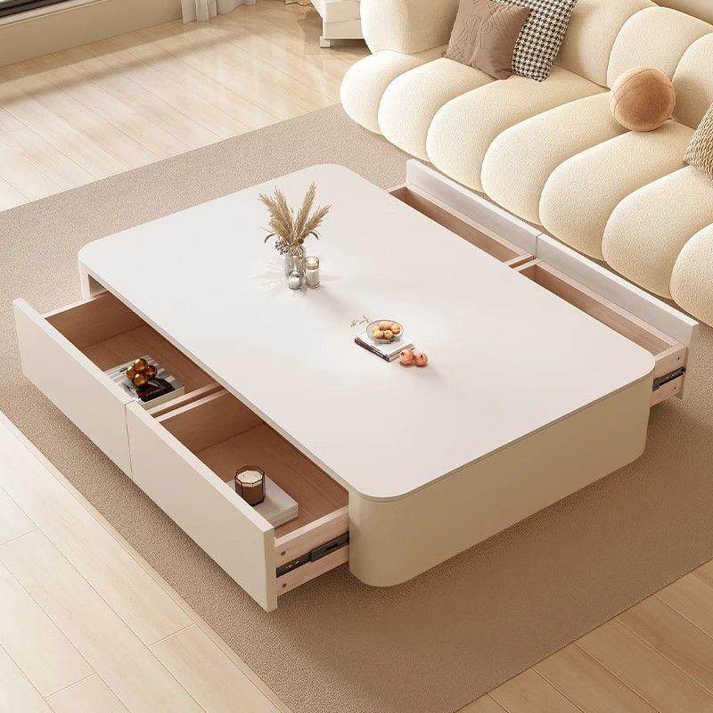 奶油风晶石茶几电视柜客厅家用新款小户型简易落地茶几电视柜组合,收纳整理,烫衣板及配件,淘宝优惠券,粉丝福利购,淘宝优惠卷