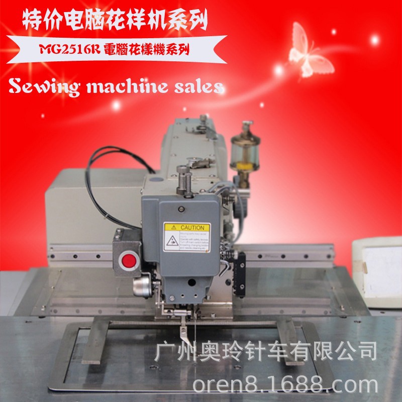 全新电脑花样缝纫机 20*10cm缝纫范围皮具加固拼接缝纫机RN-2516R - 实物图