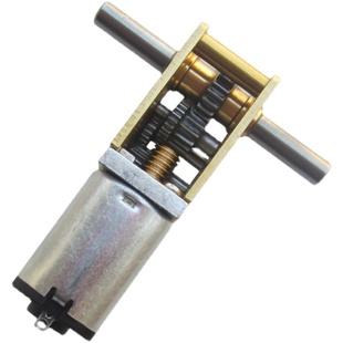 N20微型直流马达 全金属齿智能小电动机 3V6V12V涡轮蜗杆减速电机