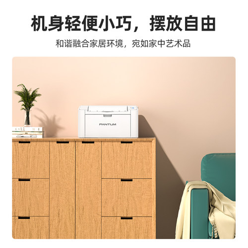 奔图P2206W打印机黑白激光手机无线学生家用小型办公A4家庭商务用