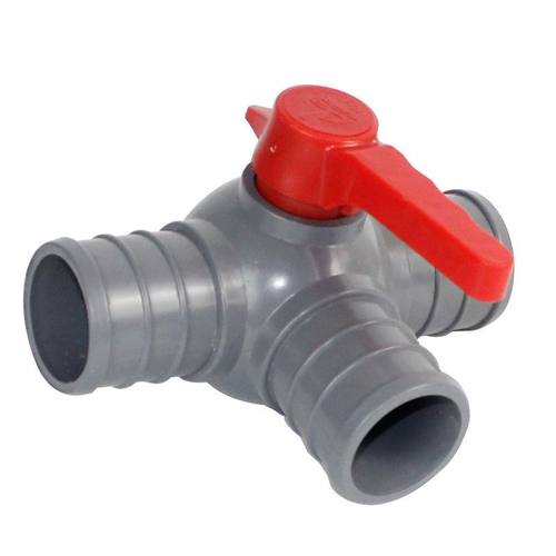 农用多功能三通灌溉球阀1.5寸2寸2.5寸3寸4寸微喷消防带连接配件