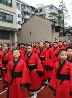 古装表演汉服成人礼服祭孔祭祖大典国学班拜师开笔礼学院服装演出
