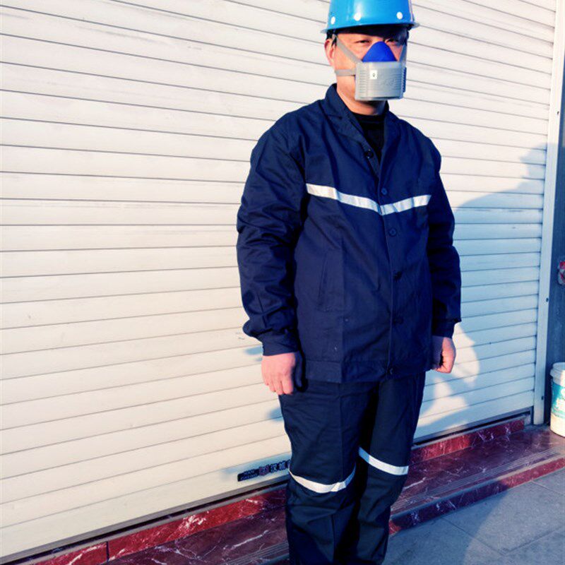 天发劳保包邮反光纯棉工作服套装男士煤矿下井工人劳保全棉电焊服