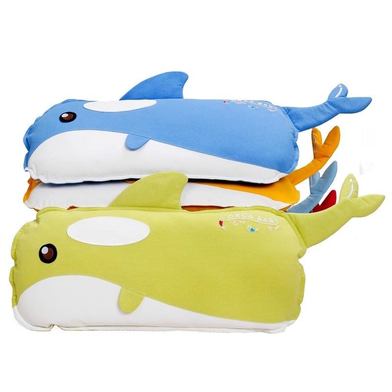 伊酷贝婴儿卡通枕儿童枕头男女宝宝枕1-3-5岁幼儿园四季通用枕头