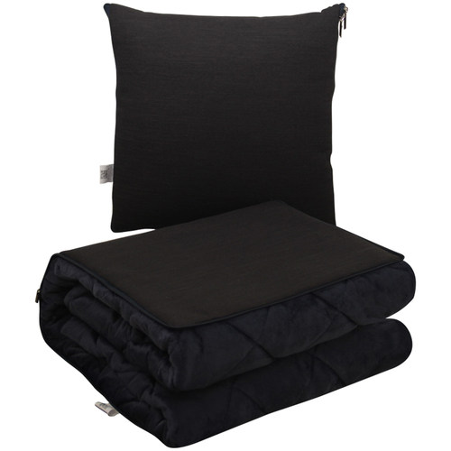 绮曼多功能车载抱枕被子两用汽车靠垫办公室加厚空调被小毯子