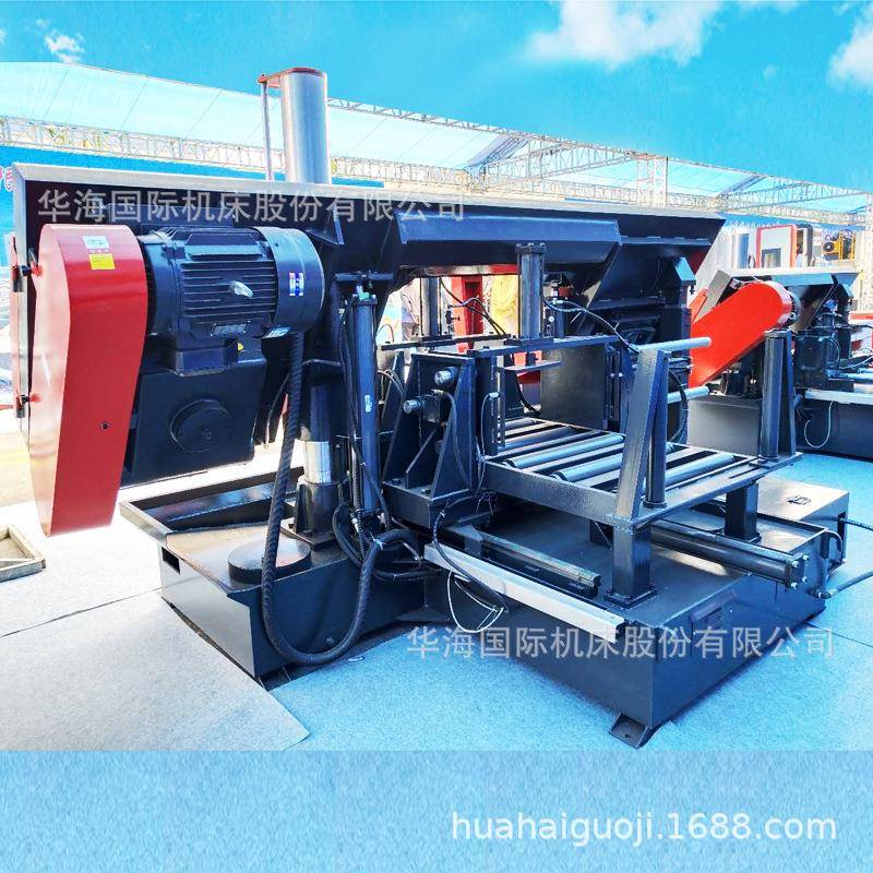 带锯床4265-数控带锯床650锯金属方钢断条自动停机