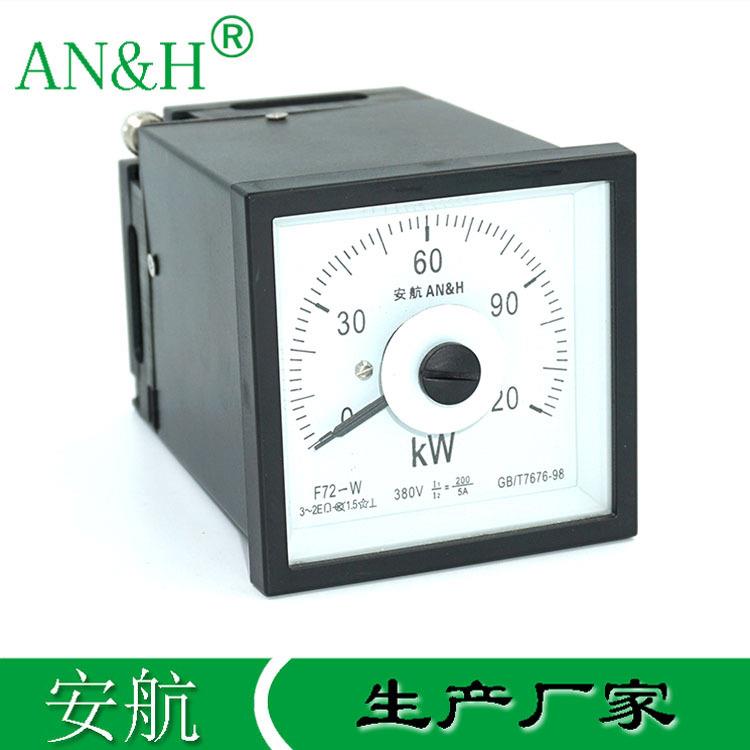 金属壳F72-W三相功率表Q72-WTCZA61L14船用功率表