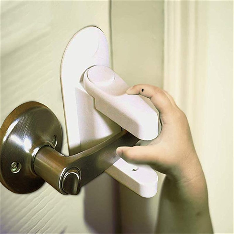 防开门神器家用独居女生防小孩宠物猫狗外出猫眼防盗儿童安全锁扣