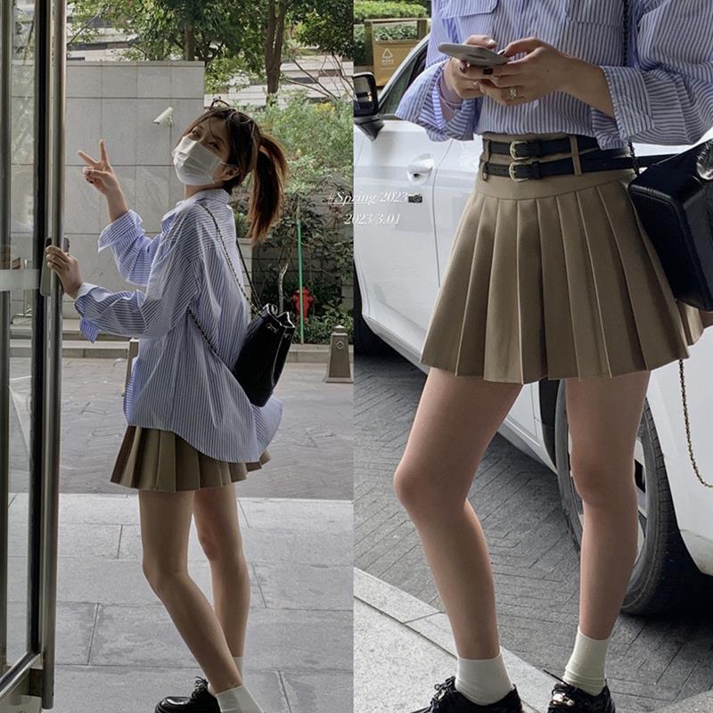 正货学院风设计感双皮带A