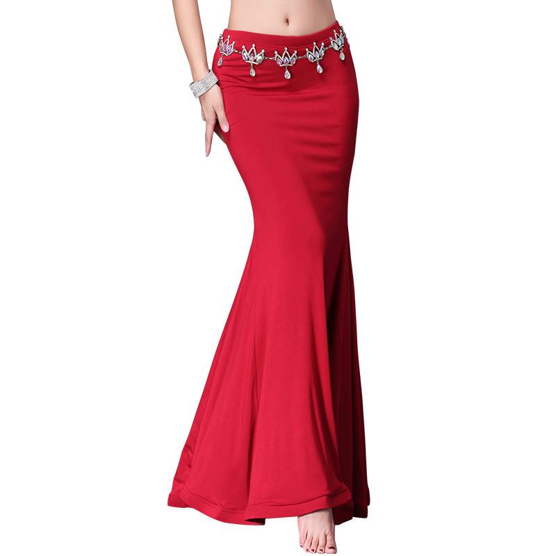 高货速发肚皮舞下装大摆裙