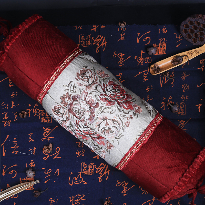 美容院垫脚枕抬高垫腿枕足浴按摩推H拿沙发圆柱趴枕可拆洗脚枕