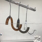 饰圆圈挂钩 店铺透明水晶创意装 衣架服装 店专用亚克力吊环吊钩女装