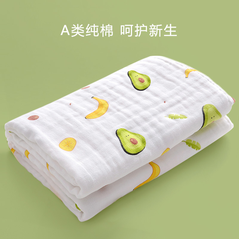 新生婴儿童纯棉柔软吸水洗泡泡纱布浴巾宝宝夏季薄款襁褓毛巾包被