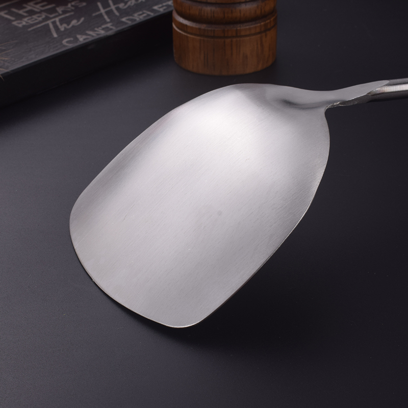 不锈钢汤勺加厚炒菜锅铲套装不沾锅家用大号盛汤粥勺厨房长柄铲子