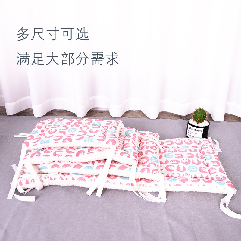 宠物窝垫狗猫笼子双面四季床垫绑带系绳固定防滑加厚绒小中大型犬
