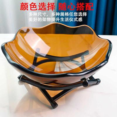 玻璃碗火锅自助餐厅冷餐器皿干冰创意商用小料凉菜刺身钢化碗带架