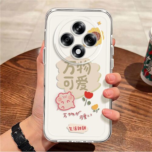 适用OPPOA3Pro手机壳透明硅胶卡通新款可爱创意时尚文字全包软壳个性创意超薄全包边女保护套网红