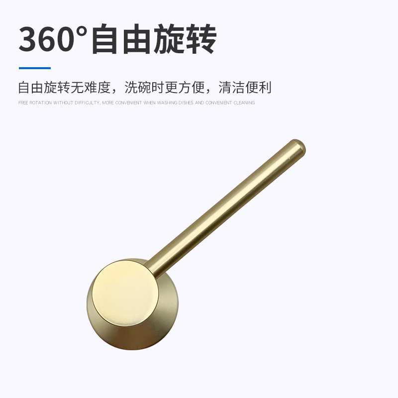 厂家直供厨卫配件水槽皂液器铜材金色泵头 手动按压洗洁精皂液瓶