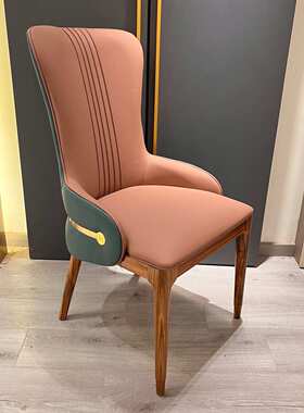 BDMB212#灯带款厂家餐椅子现代简约家用轻奢餐厅靠背椅创意餐桌椅