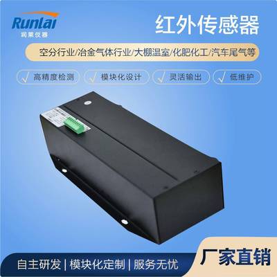 润莱红外气体分析模块二氧化碳传感器低功耗精度高