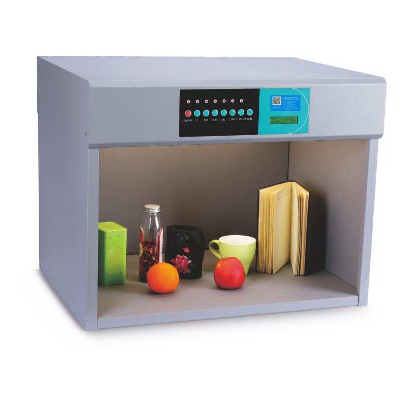 五光源对色灯箱全金属新款 纺织涂料D65TL84UV光源对色灯箱