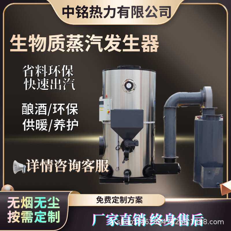 全自动燃煤生物质两用蒸汽发生器酿酒豆制品木材商用节能蒸汽锅炉