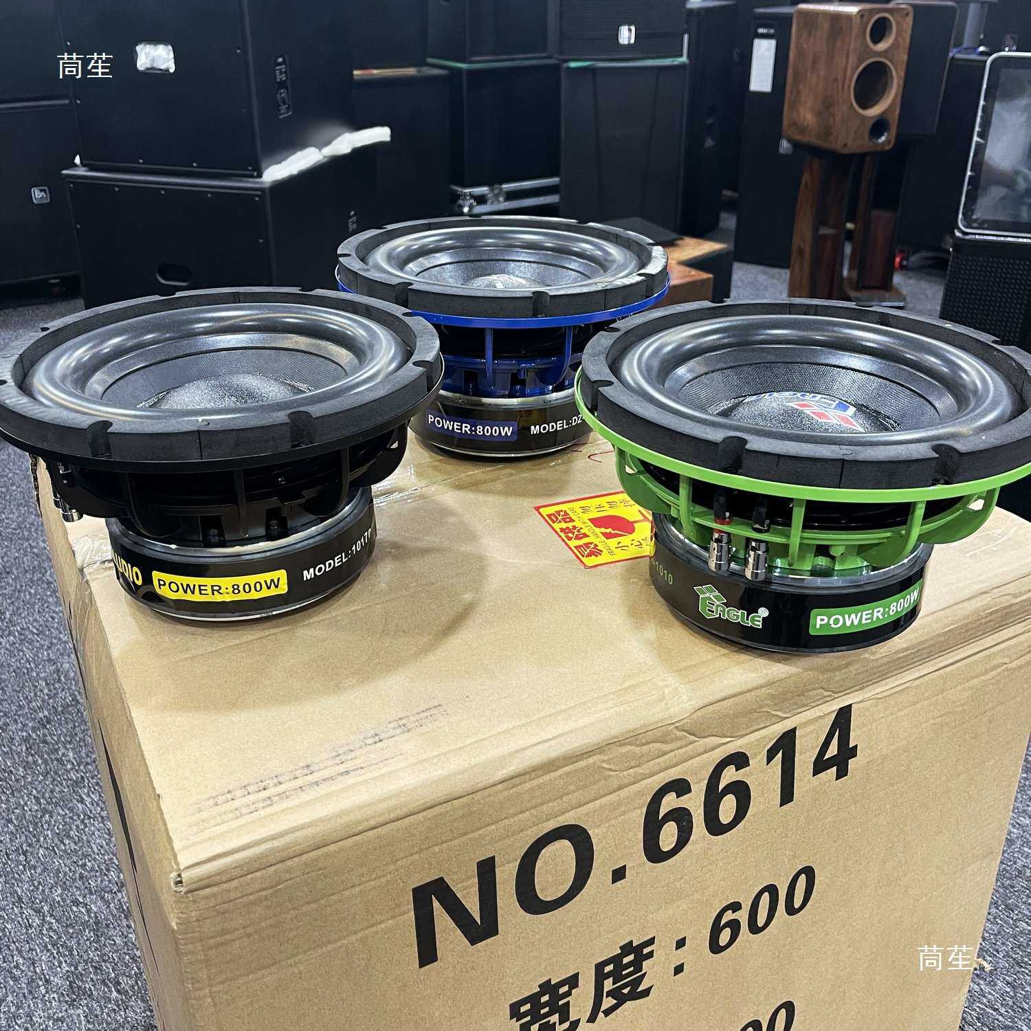 出口单品双170磁双75音芯10寸汽车低音炮喇叭家用低音单元