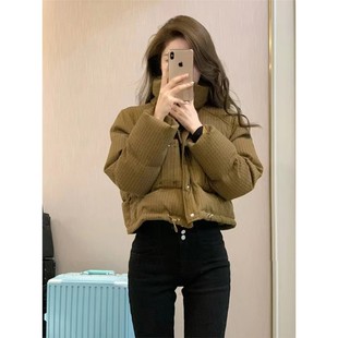 小个子高级感棉衣棉服冬季外套女2025新款棉袄短款羽绒面包服女款