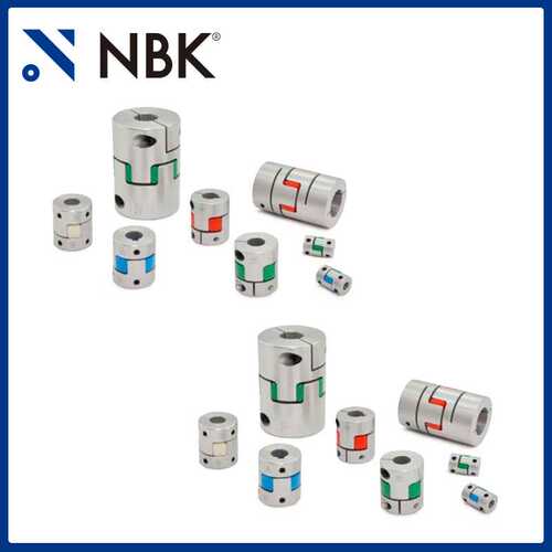 NBK MJC-65CSK-BL  蓝色梅花联轴器键槽连轴器伺服马达机械零配件