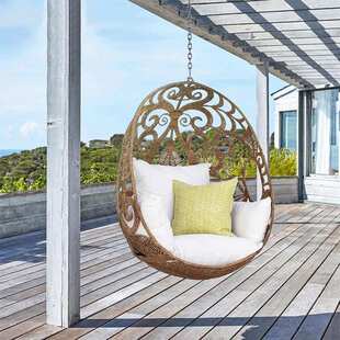 沃登 室外庭院别墅样板房绳编吊椅秋千室内阳台花园藤编吊篮摇床