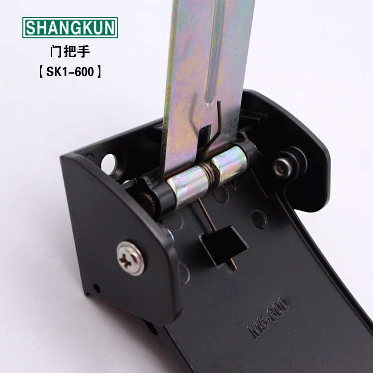 SK1-600工业尚坤锌合金把手 烤箱恒温恒湿箱试验箱门扣门把手执手