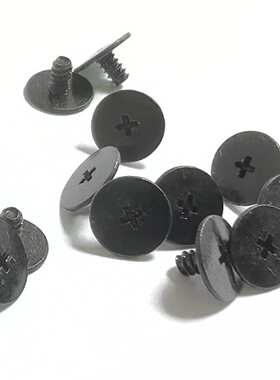 黑色/镀镍CB大平头螺丝扁平头平尾自攻螺丝薄扁头自攻螺钉M1.2-M4