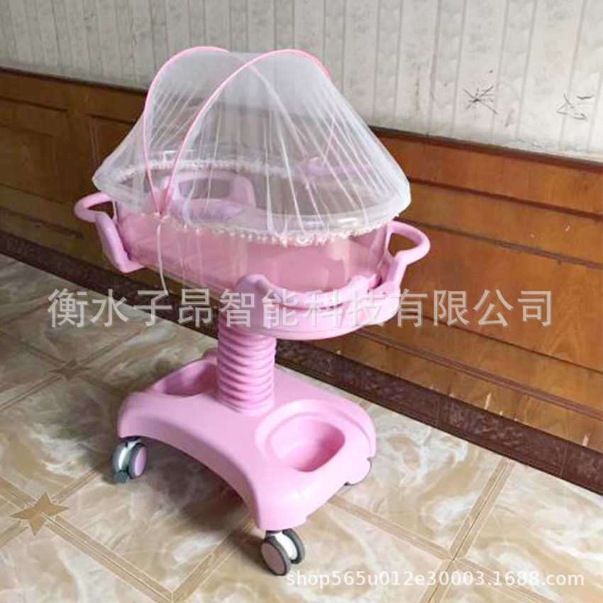 婴儿车升降防溢吐奶婴儿车产房婴儿床ABS钢喷塑婴儿车护栏可移动