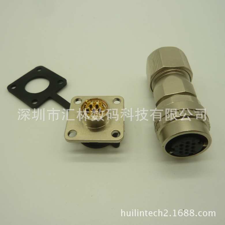 10P卡口连接器CM10-SP10S-M伺服电机航空插头