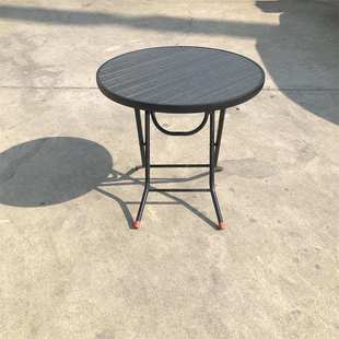 塑木折叠桌椅户外桌椅休闲桌椅奶茶店桌子可收纳外摆桌子铝质