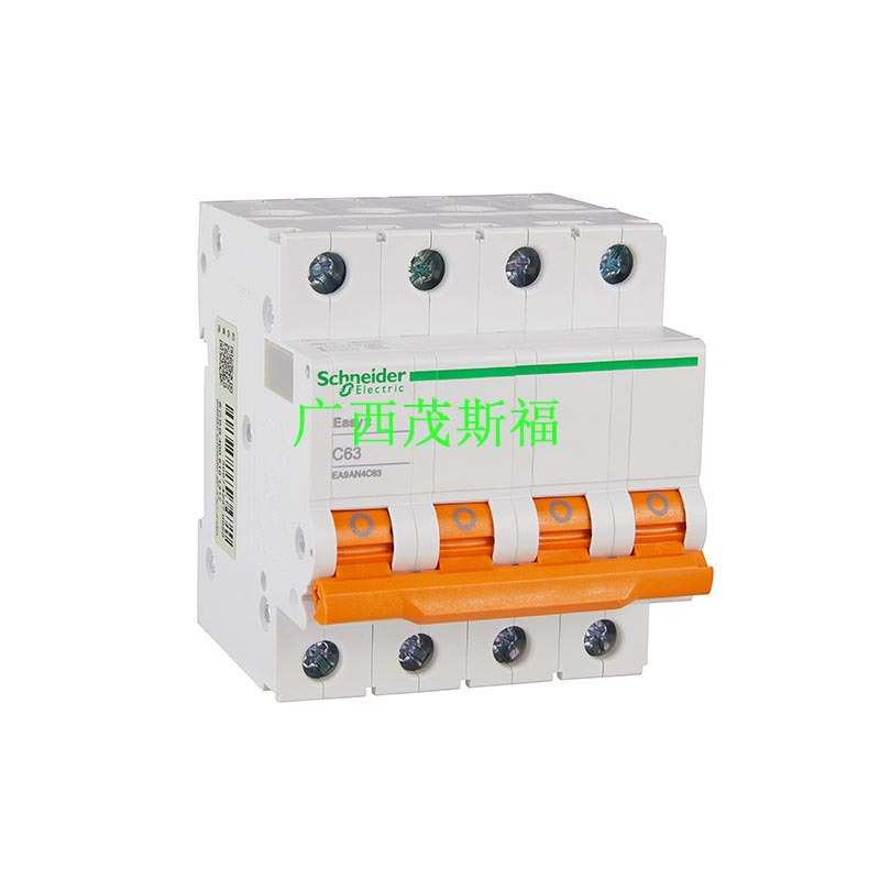 SCHNEIDER 空气开关电闸EA9AN-D40A-1/2/3/4P 家用微小型断路器