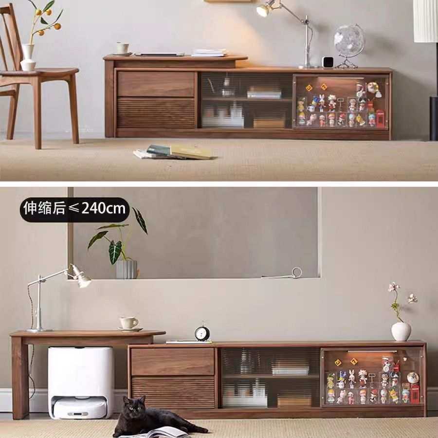 黑胡桃木全实木电视柜可伸缩组合落地储物柜日式樱桃木客厅收纳柜,鲜花速递/花卉仿真/绿植园艺,割草机/草坪机,淘宝优惠券,粉丝福利购,淘宝优惠卷