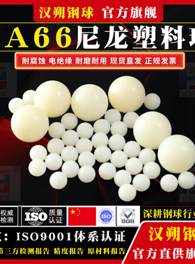PA66尼龙实心塑料球珠2/8/10/15/18/20/25/30/40/50mm 塑料滚珠球