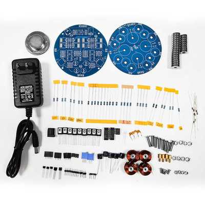 磁悬浮diy电子套件 创意摆件玩具 自转磁悬浮模块电子diy焊接套件