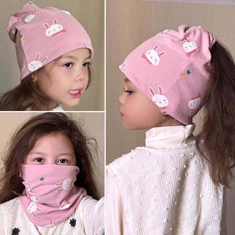 儿童帽子女款2025新款围脖堆堆帽防风扎马尾包头巾睡觉保暖睡帽冬,服饰配件/皮带/帽子/围巾,帽子,淘宝优惠券,粉丝福利购,淘宝优惠卷