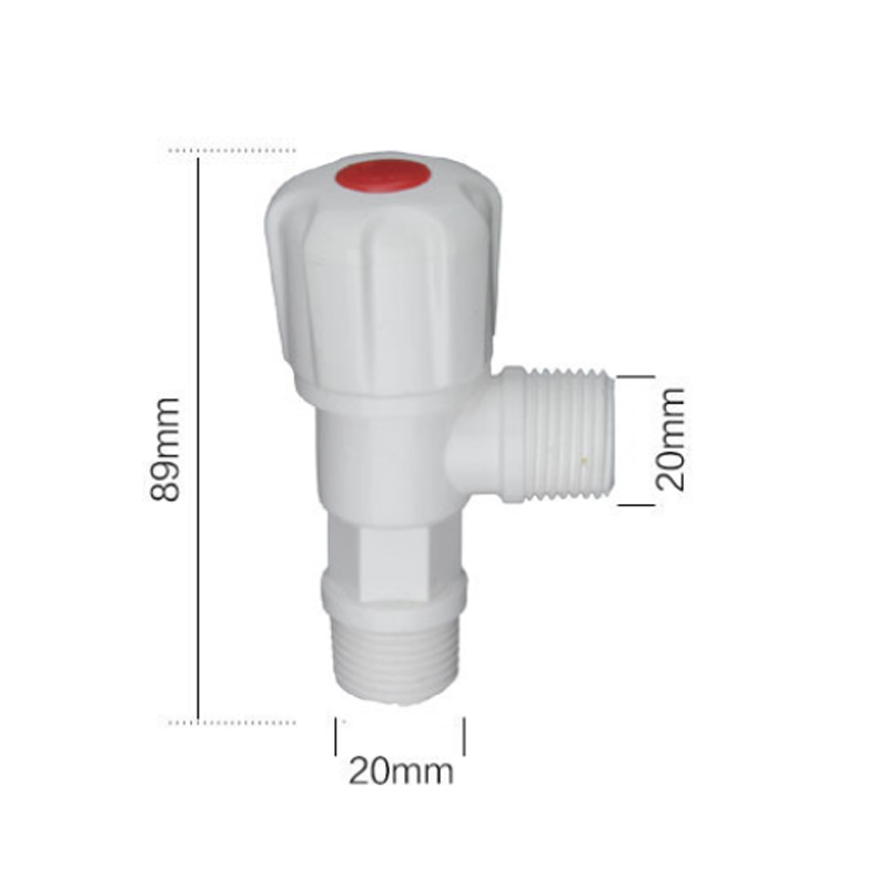 加厚角阀塑料三角阀八字阀冷热水通用马桶阀门水龙头开关4分角阀
