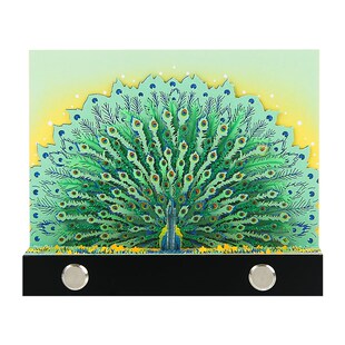 孔雀立体手撕台历2025新款3D纸雕模型渐变日历新年礼品可来图定制