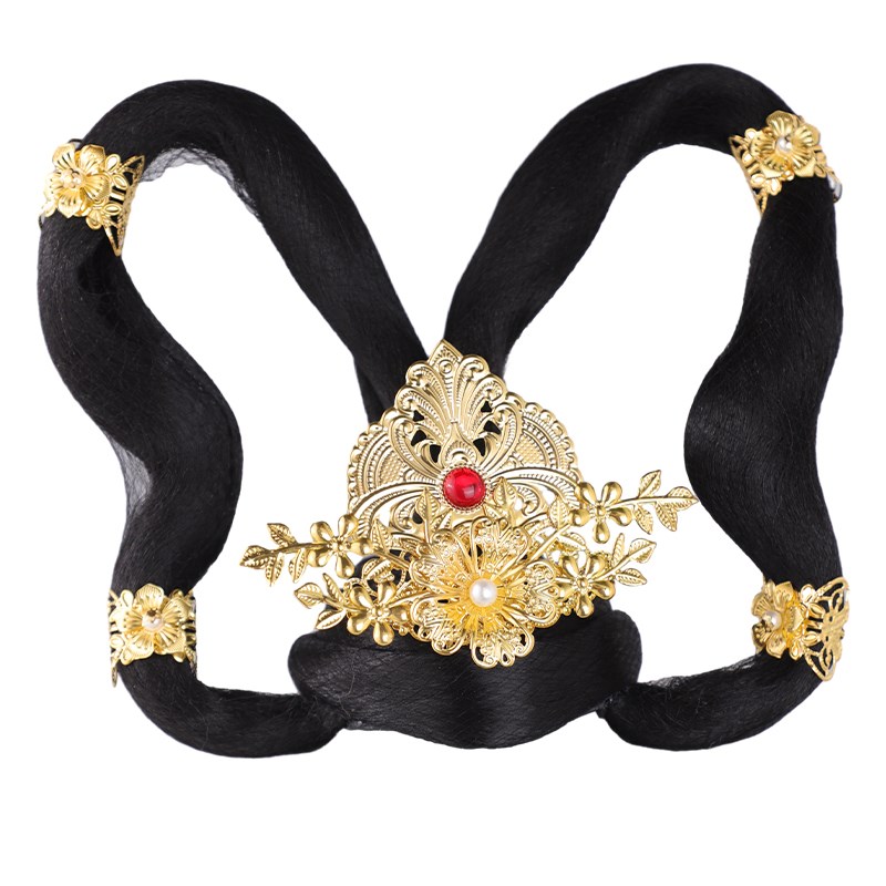 古装敦煌飞天假发古风汉服唐风头饰中秋舞台表演嫦娥奔月仙女发髻