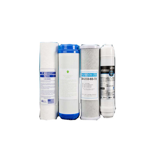 10寸平压净水器滤芯套装1235级 PP棉 CTO小T33后置活性碳净水通用